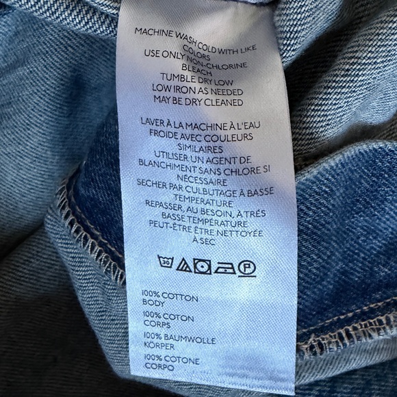 Free People We The Free Fields of Flowers Denim Overalls Women Size Small - Picture 12 of 12